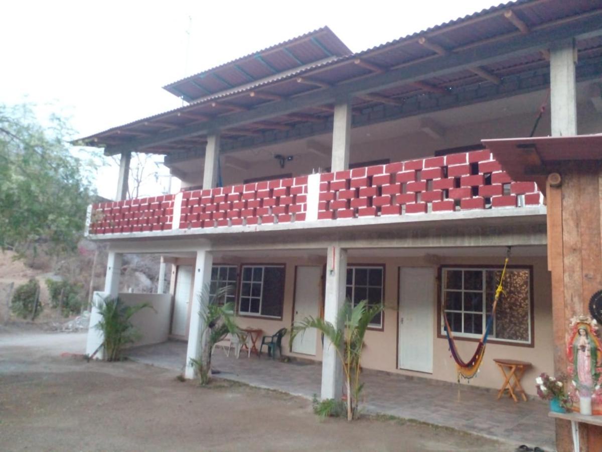 Posada Dos Hermanas Barra de la Cruz Buitenkant foto